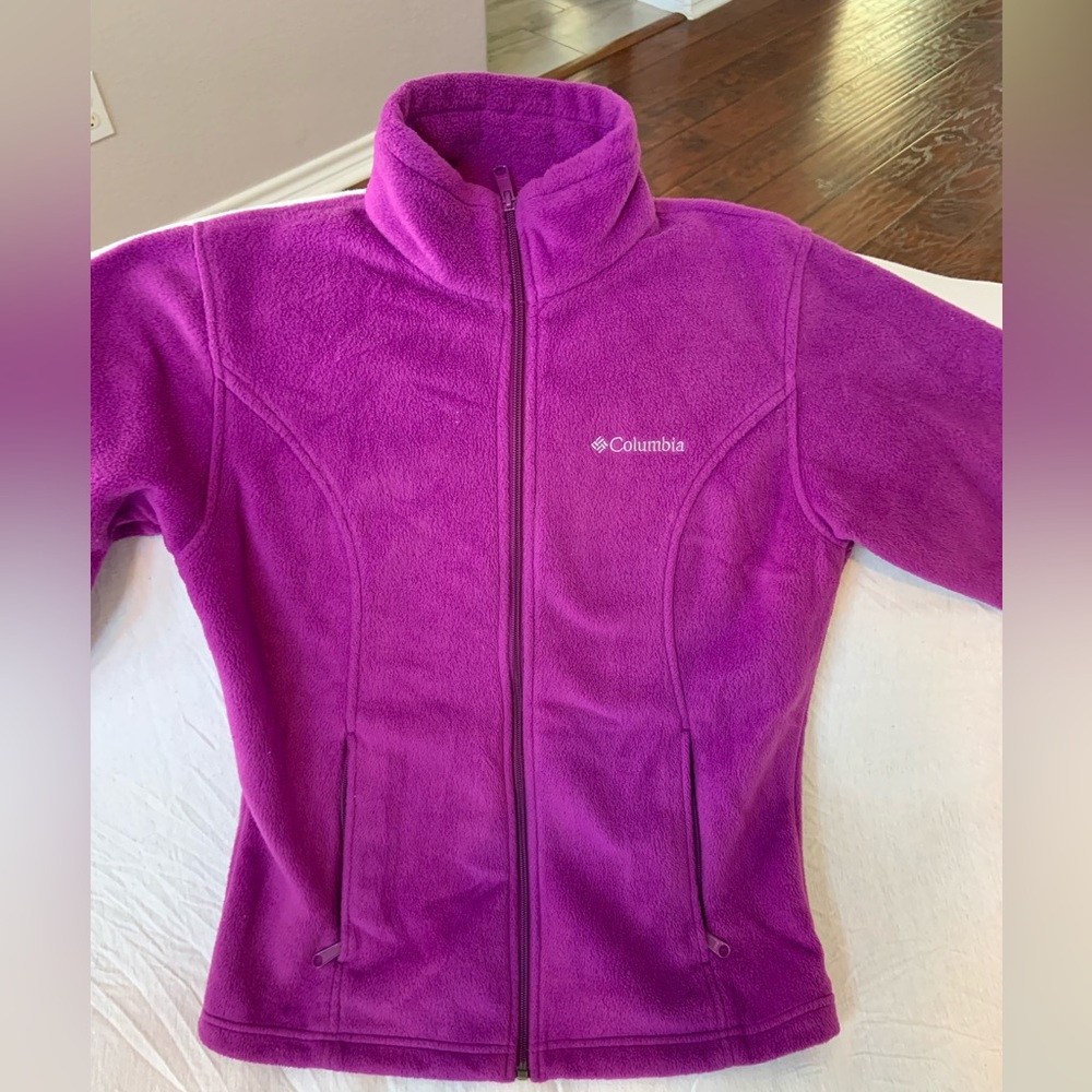 Purple Columbia Fleece Jacket